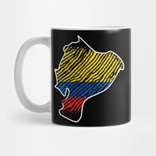 Equador South America Tshirt Mug